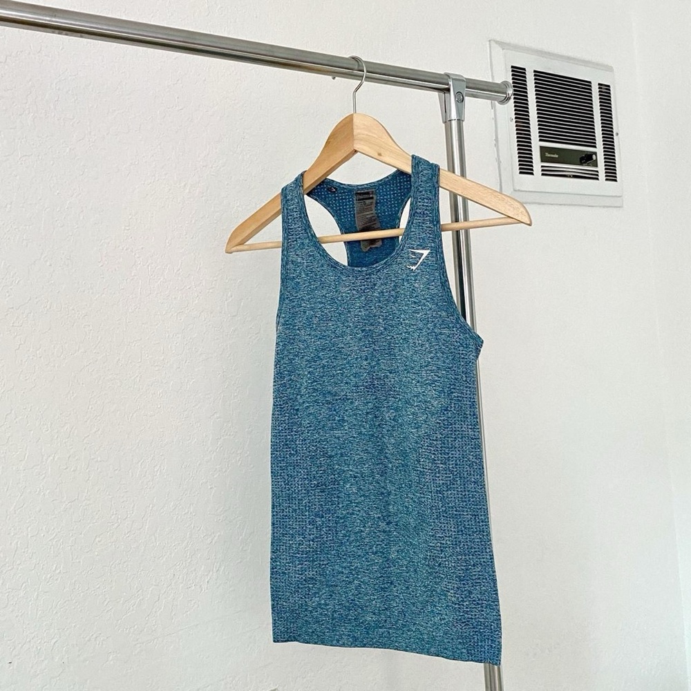 Gymshark Blue Athletic Tank Top